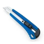 X-acto Com Auto Bloqueio 9mm Azul